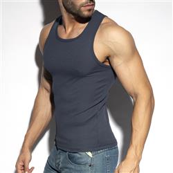 ES Collection Recycled Rib Sports Tank Top navy
