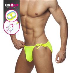Addicted Ring Up Swim Bikini neon yellow