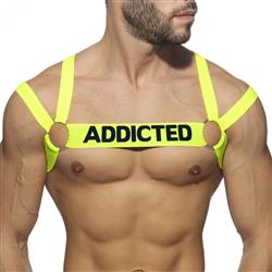 AD Fetish Neon Multiband Harness neon yellow