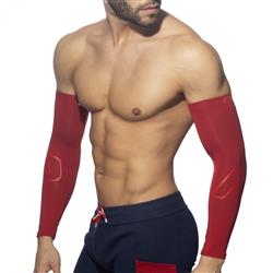 Addicted Athletic Arm Sleeves red