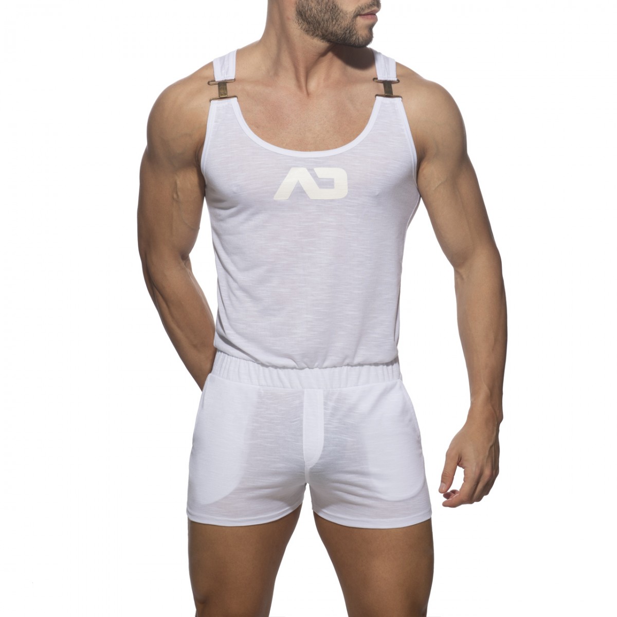 Addicted Flame AD Overalls white