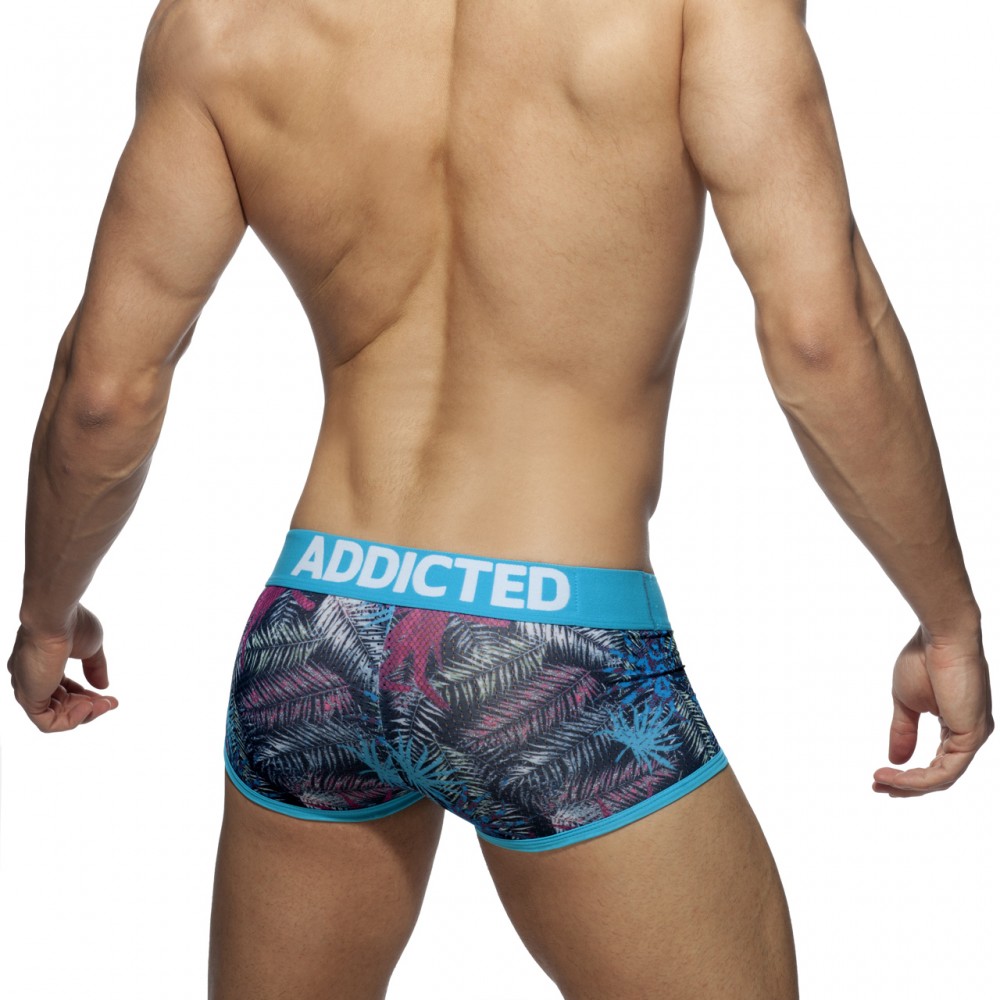 Addicted 3 Pack Tropical Mesh Trunk Push up