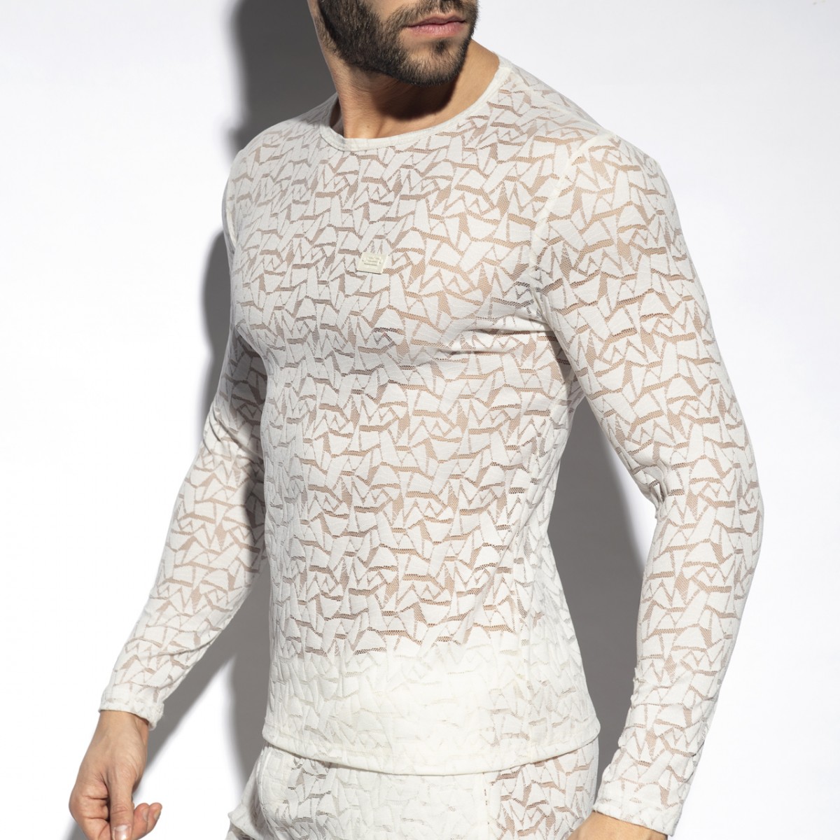 ES Collection Spider Long Sleeves T-Shirt ivory