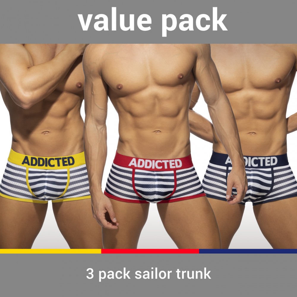 Addicted 3 Pack Sailor Trunk