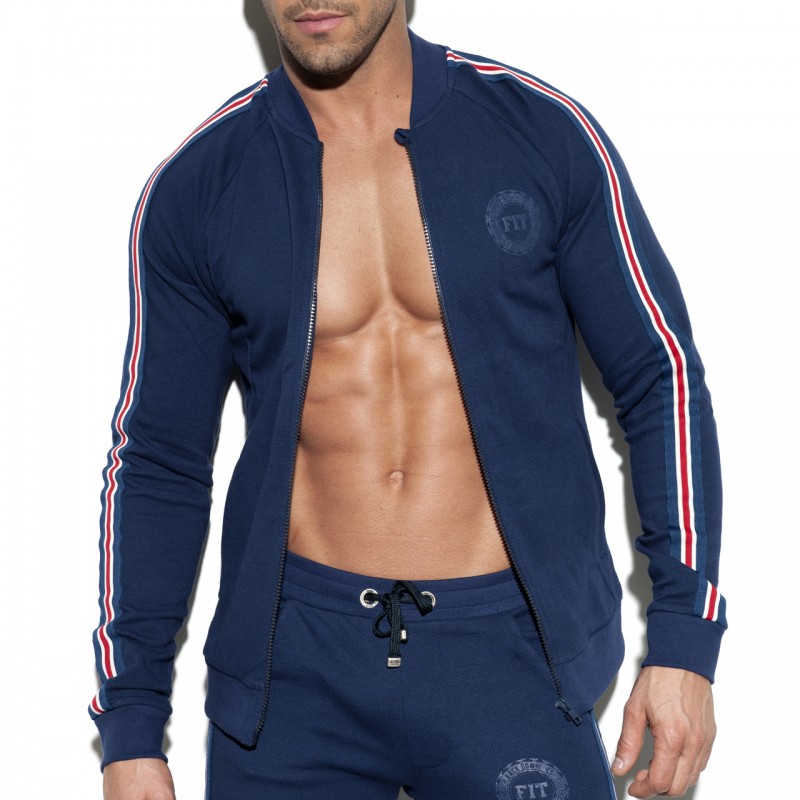 ES Collection Fit Tape Jacket navy