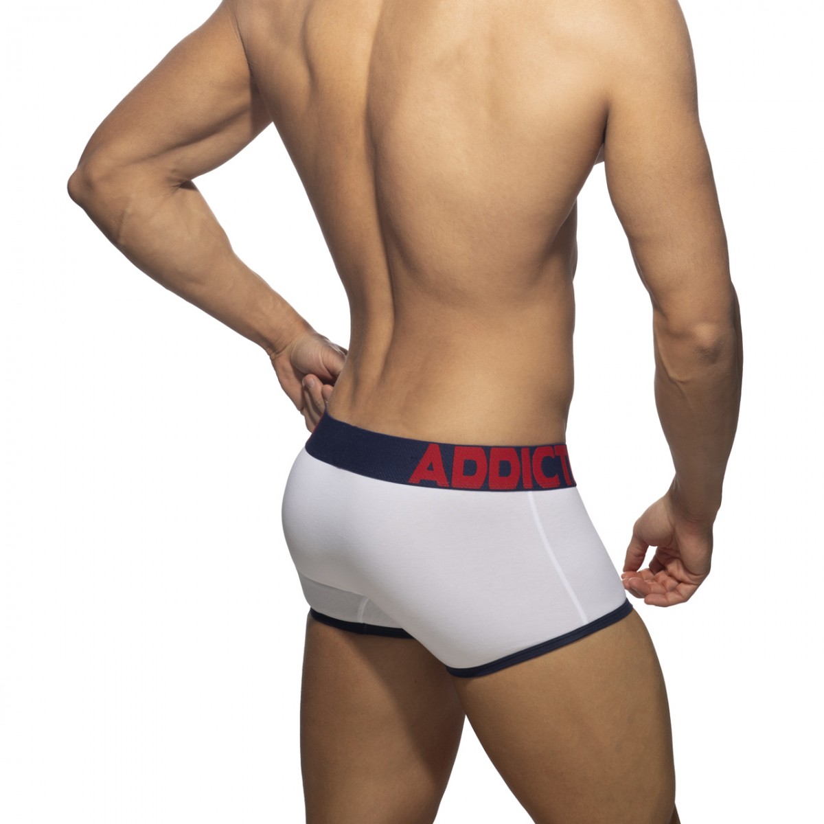 Addicted Open Fly Cotton Trunk navy