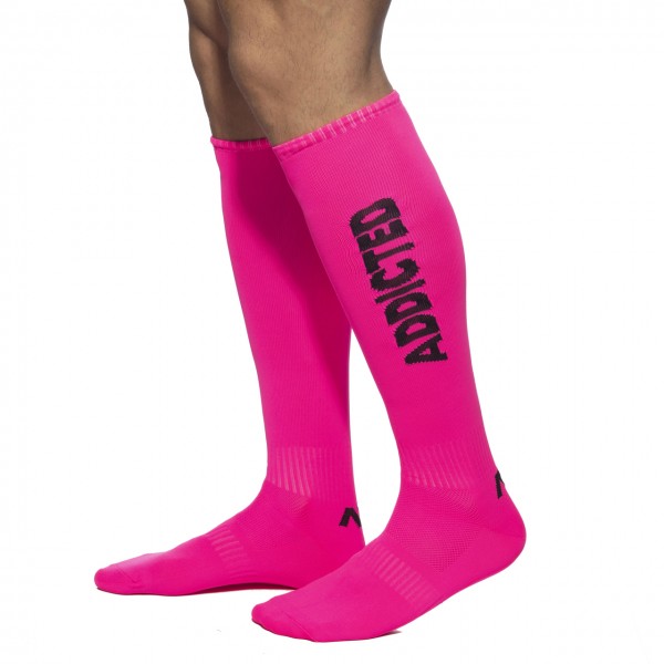 Addicted Neon Socks pink