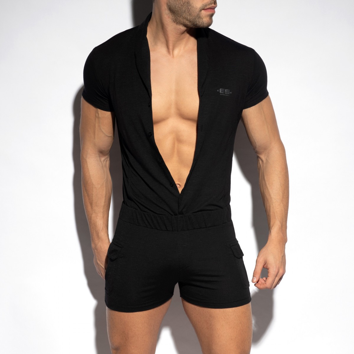 ES Collection Sleeves Body Suit black