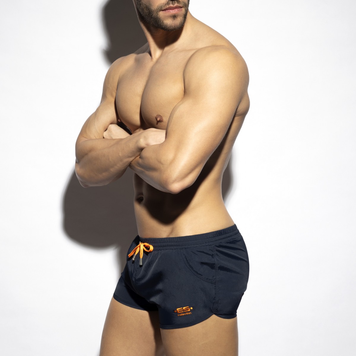 ES Collection Plain Rocky Shorts navy