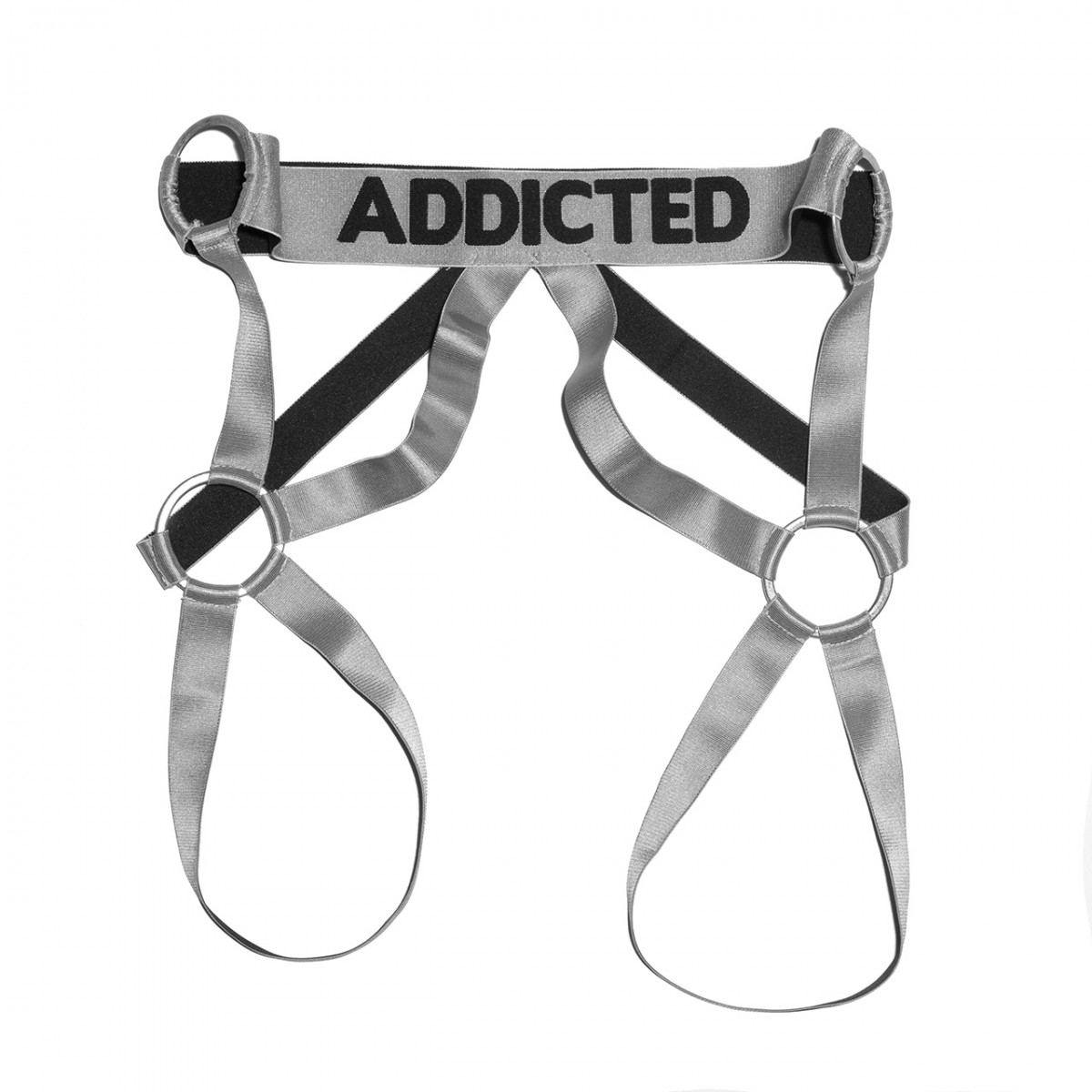 AD Fetish Party Leg Harness silver