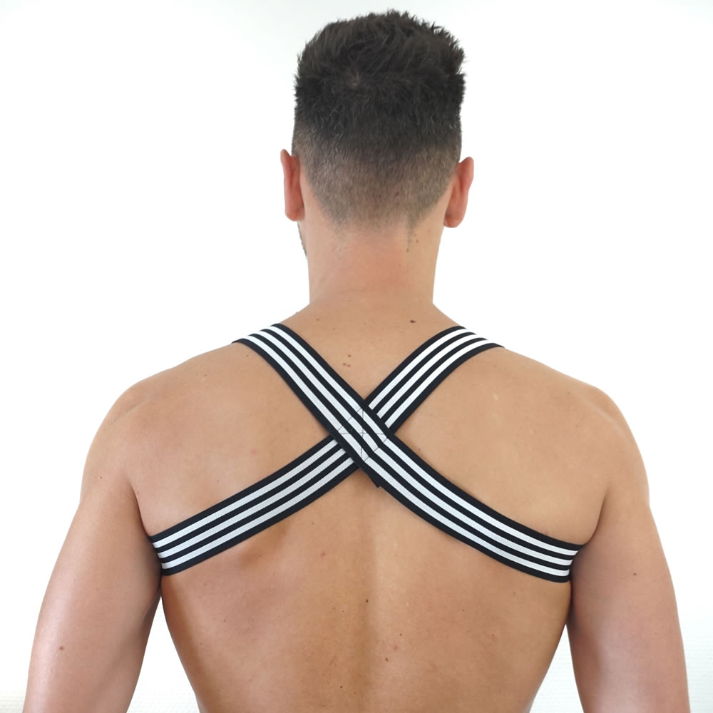 BIBO Harness X-Back black/white